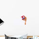 Patriotic Cat Holding up Wall Decal
