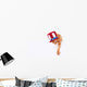 Patriotic Cat Holding up Wall Decal