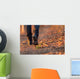 Closeup Woman Legs Hiking Wall Decal