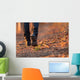 Closeup Woman Legs Hiking Wall Decal