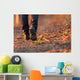 Closeup Woman Legs Hiking Wall Decal