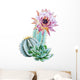Watercolor Flowering Cactus Wall Decal