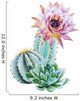 Watercolor Flowering Cactus Wall Decal