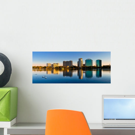 Orlando Skyline Sunset Wall Decal