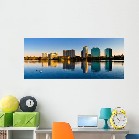 Orlando Skyline Sunset Wall Decal