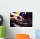 DJ Mixing Music Wall Decal