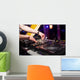 DJ Mixing Music Wall Decal
