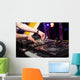 DJ Mixing Music Wall Decal