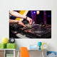 DJ Mixing Music Wall Decal