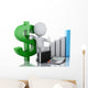 Business Statistic Graph Wall Decal