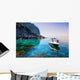 Woman Relaxing Boat Sea Wall Decal