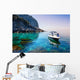 Woman Relaxing Boat Sea Wall Decal