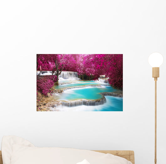 Waterfall Deep Rain Forest Wall Decal