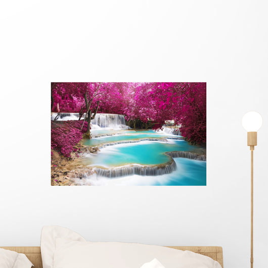 Waterfall Deep Rain Forest Wall Decal