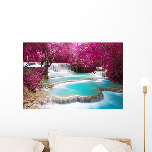 Waterfall Deep Rain Forest Wall Decal