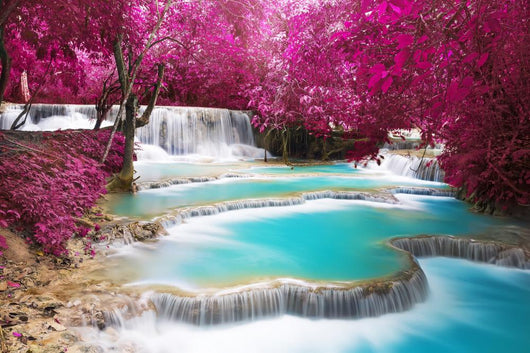 Waterfall Deep Rain Forest Wall Decal