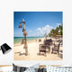 Exotic Beach Restaurant Wall Decal