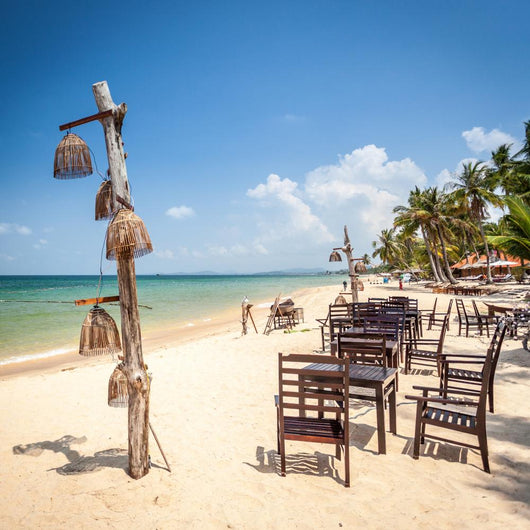 Exotic Beach Restaurant Wall Decal