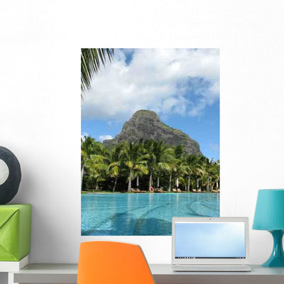 Morne Brabant Paradis Wall Decal shown on a wall
