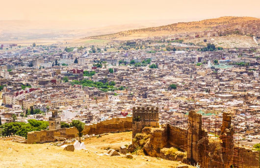 Fez Morocco Panoramic Town Wall Decal