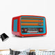 Vintage radio Wall Decal