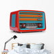 Vintage radio Wall Decal