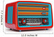 Vintage radio Wall Decal