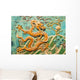 Golden Dragon Wall Beijing Wall Decal