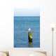 Sea Gull Sitting Wood Wall Decal