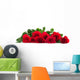 Few Red Roses Wall Decal Panoramic Wall Decal