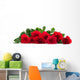 Few Red Roses Wall Decal Panoramic Wall Decal