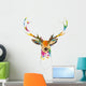 Watercolor Stag Deer Wall Decal