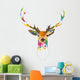 Watercolor Stag Deer Wall Decal