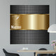 Martini Glass Design Menu Wall Decal