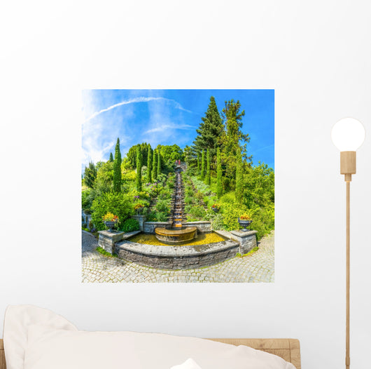 Italienische Wassertreppe Insel Mainau Wall Decal