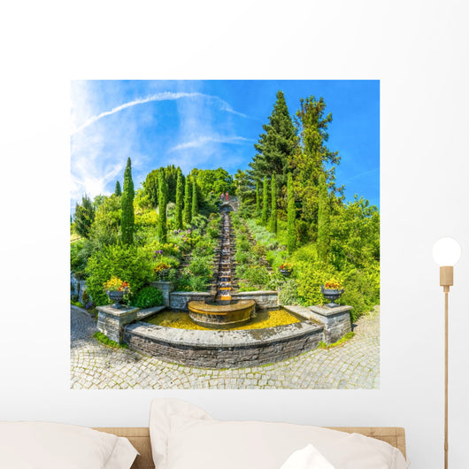 Italienische Wassertreppe Insel Mainau Wall Decal