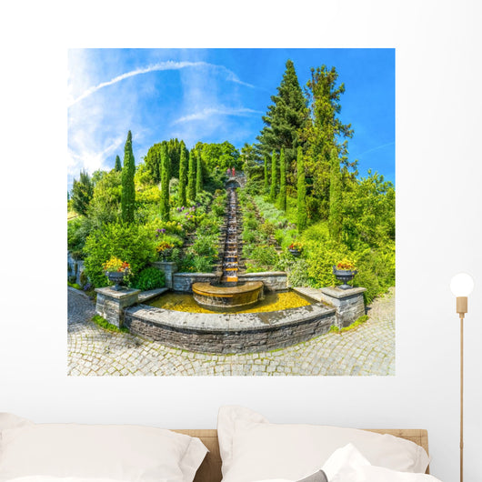 Italienische Wassertreppe Insel Mainau Wall Decal