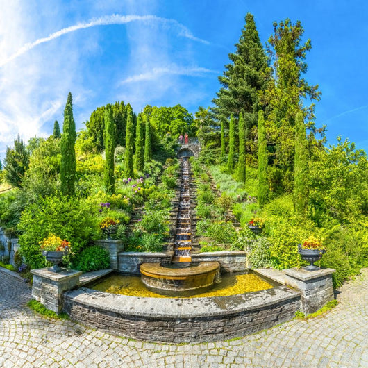 Italienische Wassertreppe Insel Mainau Wall Decal