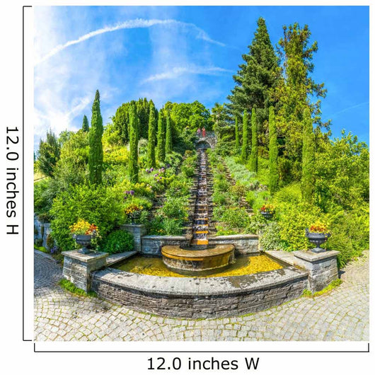Italienische Wassertreppe Insel Mainau Wall Decal