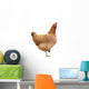 Hen Isolated Wall Decal