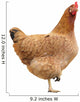 Hen Isolated Wall Decal