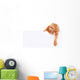 Cat Banner Sign Wall Decal