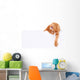 Cat Banner Sign Wall Decal