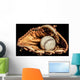 Baseball Glove and Ball Wall Decal