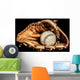 Baseball Glove and Ball Wall Decal