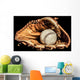 Baseball Glove and Ball Wall Decal