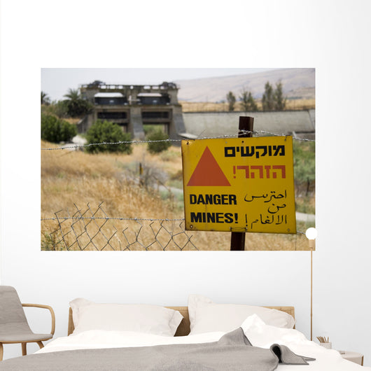 Danger Mines Wall Decal