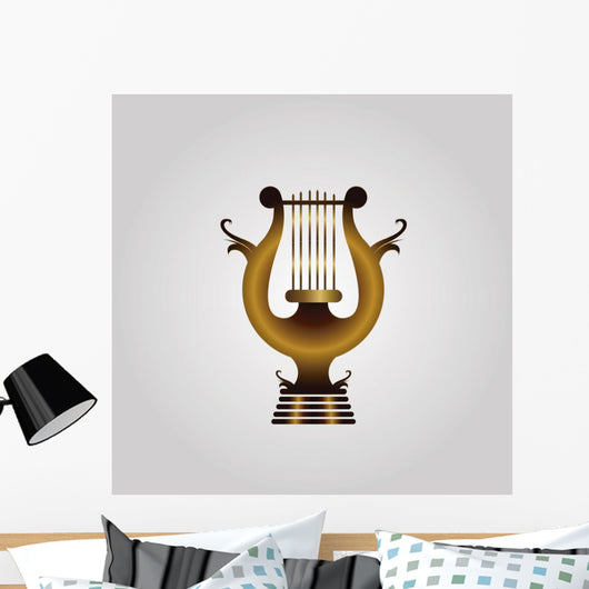Lyre Wall Decal