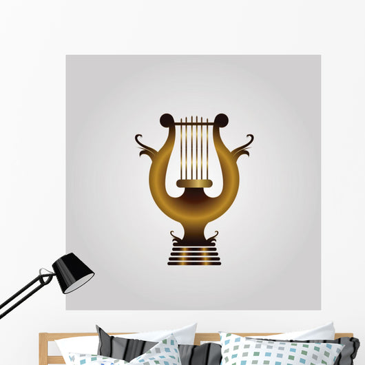 Lyre Wall Decal