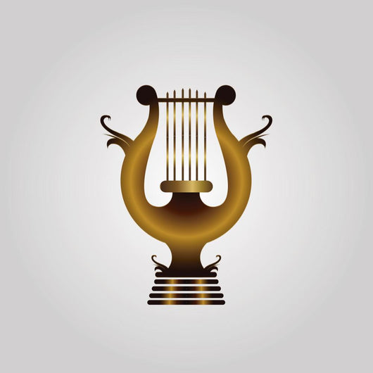 Lyre Wall Decal